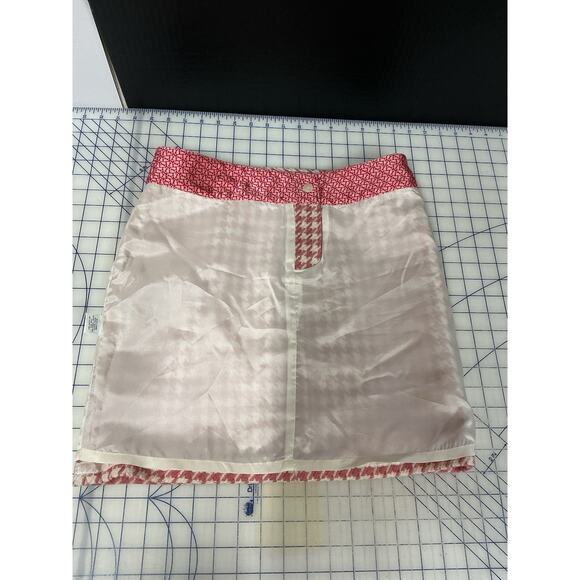 VINEYARD VINES Skirt, 4, Pink/Off-White Houndstooth, Zipper, Wool blend - Picture 9 of 9